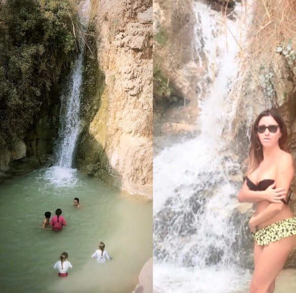 Cascata nella riserva di Ein Gedi
